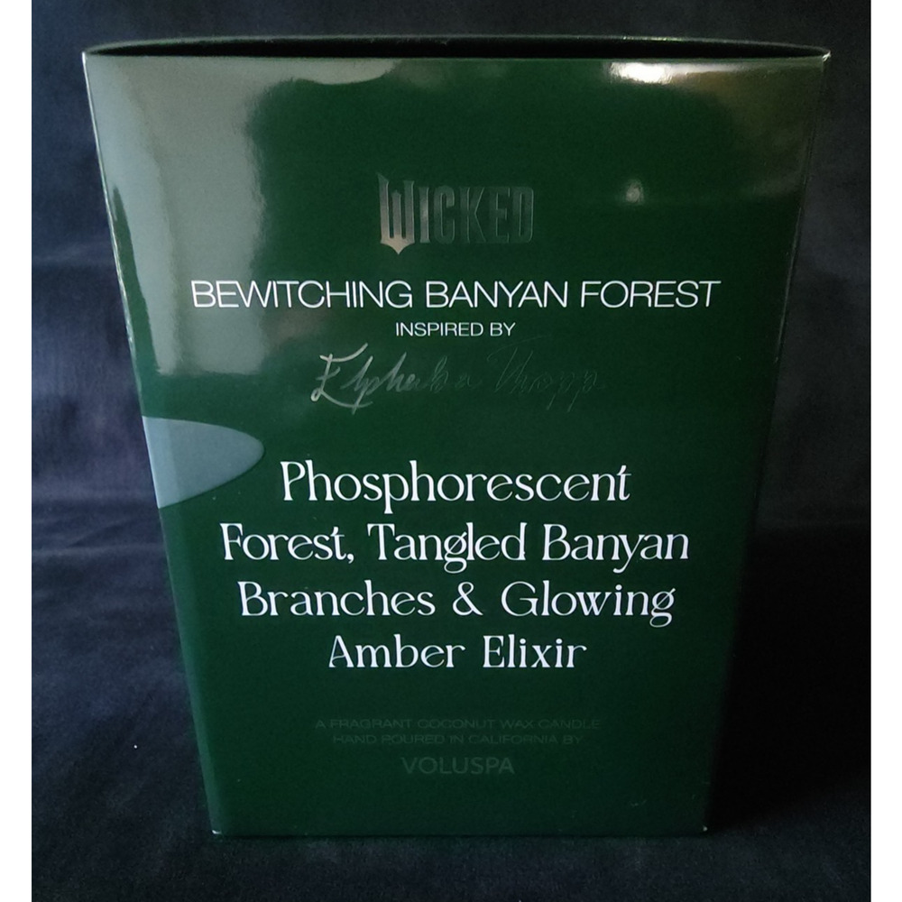 Voluspa Elphaba Wicked Collab Bewitching Banyan Forest Candle 8.50z / 241g NEW - Picture 8 of 11